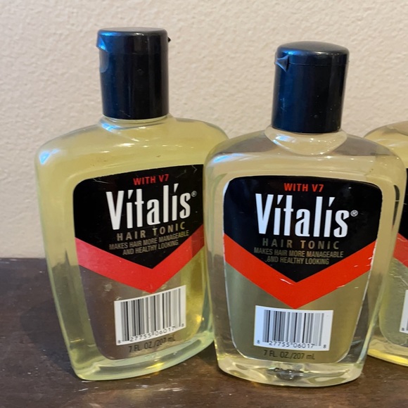 4 Vitalis Hair Tonic for Healthy Looking Hair for Men 7 oz Bottles - Picture 2 of 3